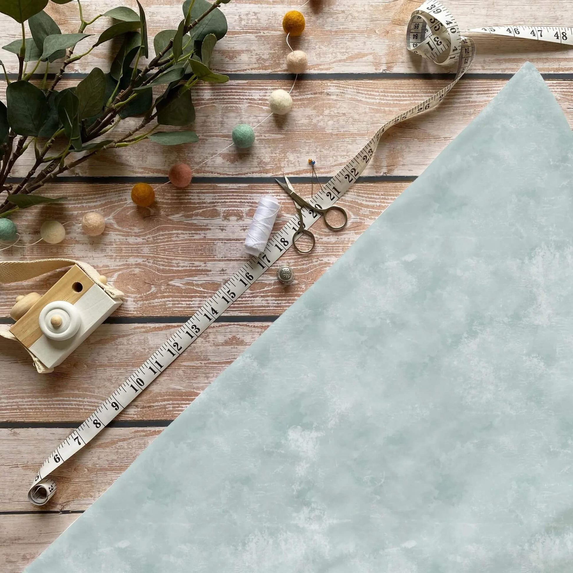 Kombi Türkis Jersey 0,5 m Sofortkauf in zarter Aquarelloptik – OEKO-TEX Standard 100 Kombistoff aus Lagerware