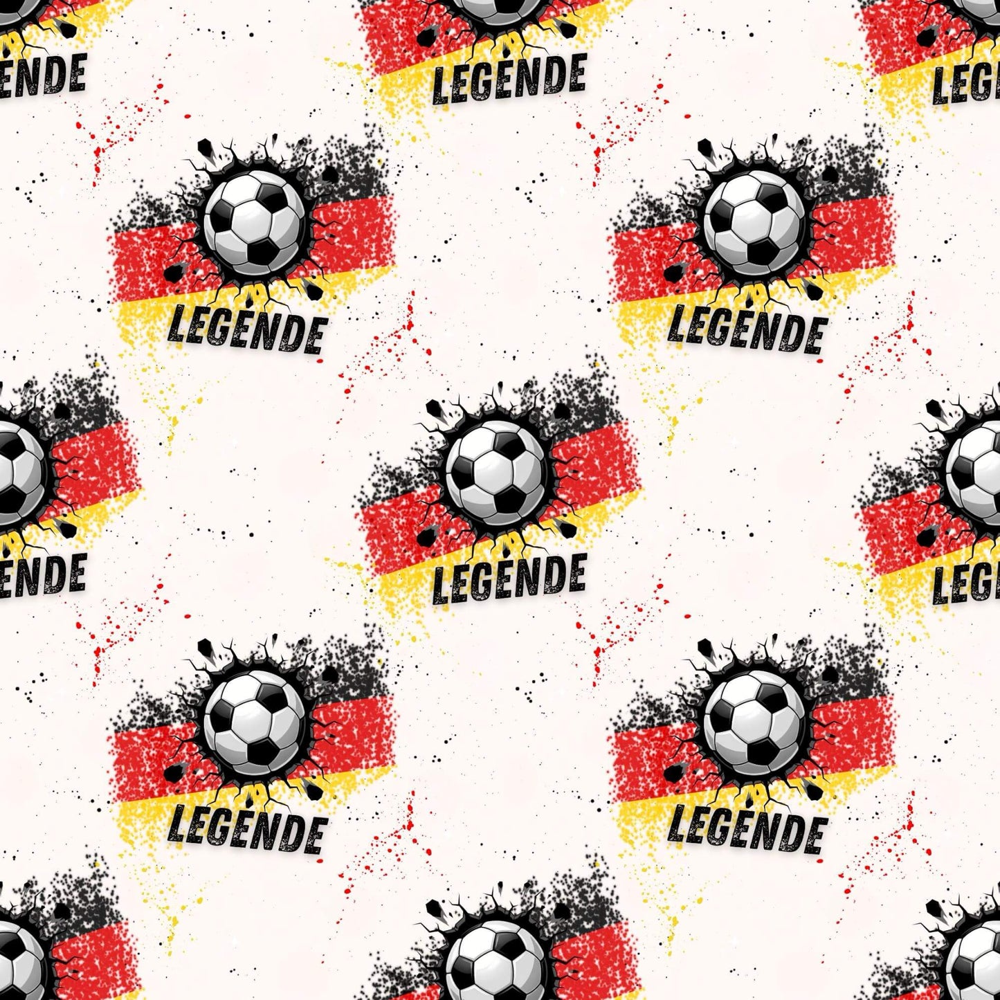 Legenden am Ball Softshell – robuster Stoff mit Fußballmotiv
