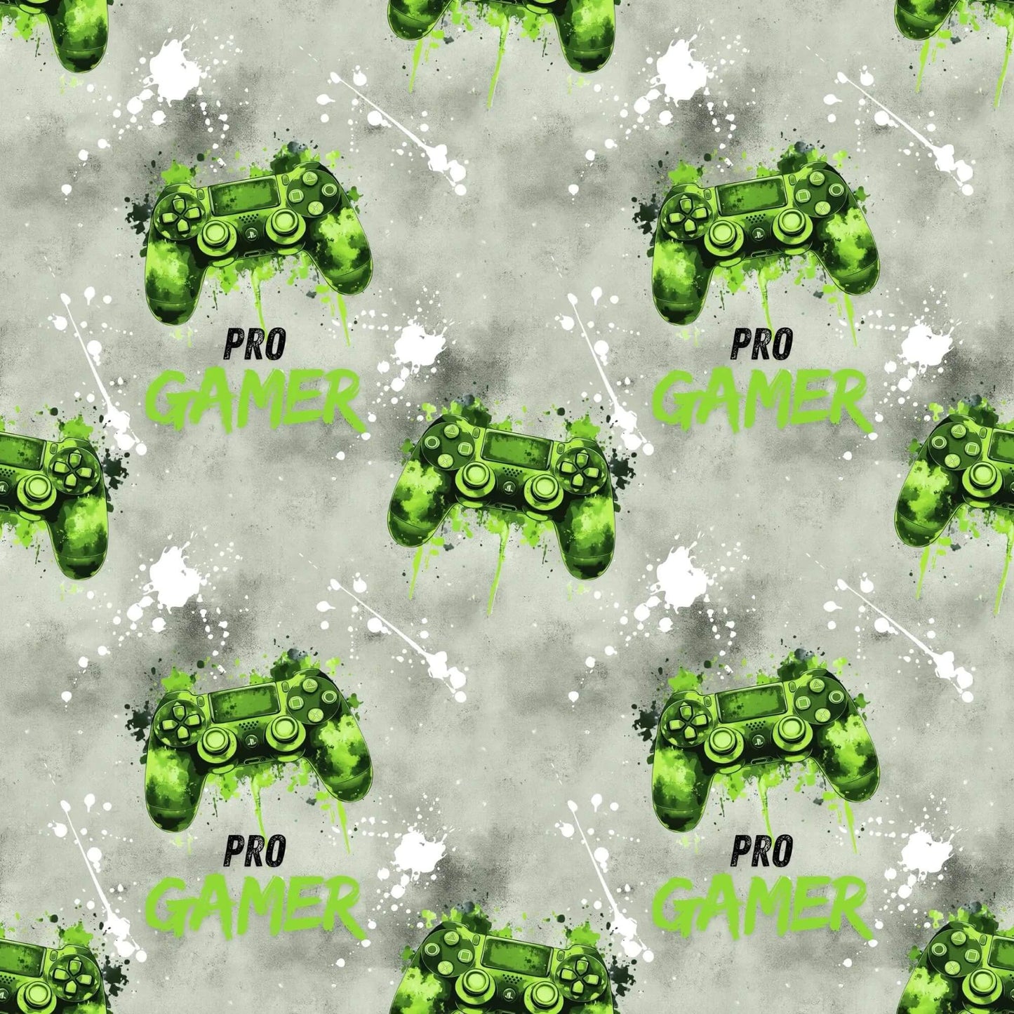 Musselin mit Pro Gamer Motiv für leichte Sommerkleidung