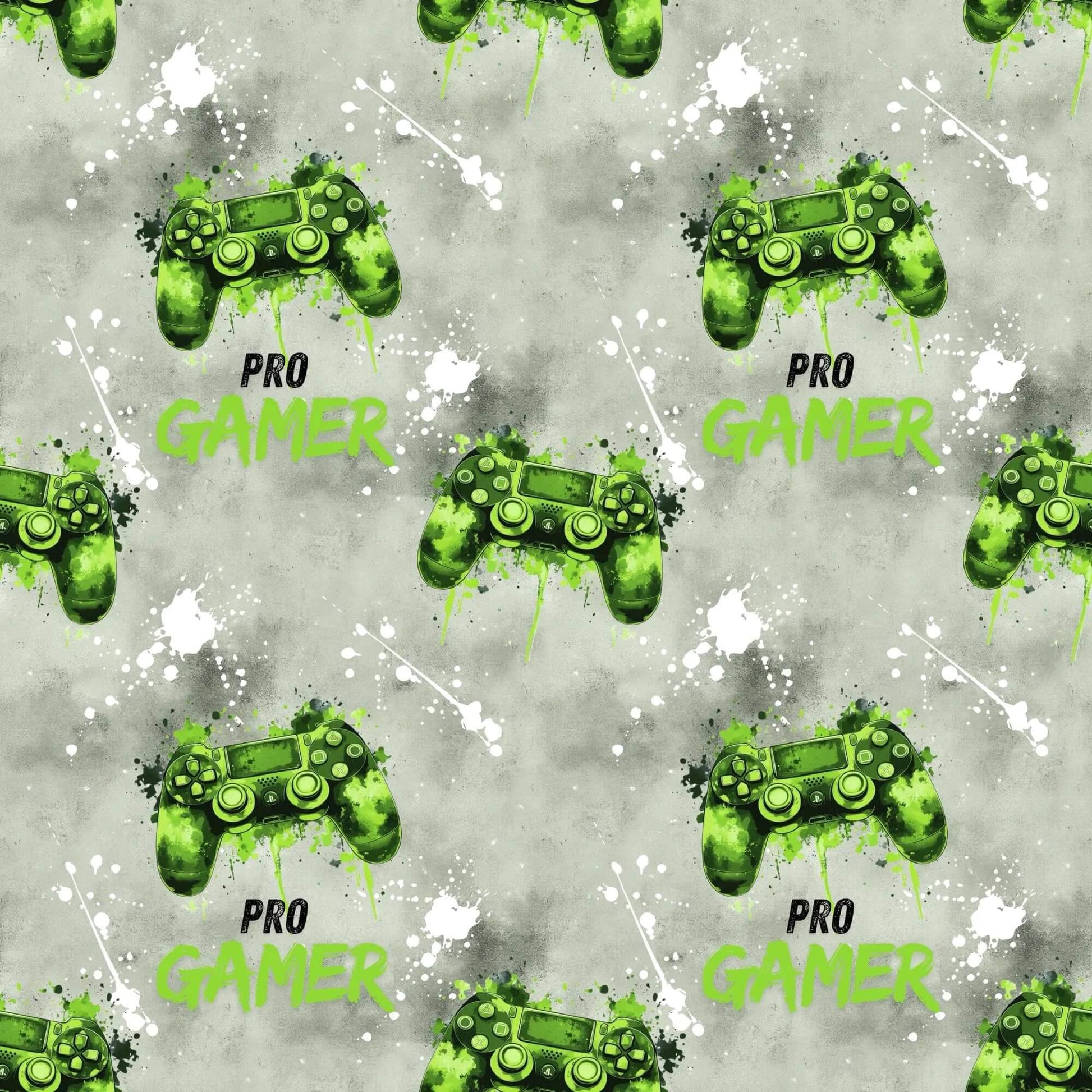 Musselin mit Pro Gamer Motiv für leichte Sommerkleidung