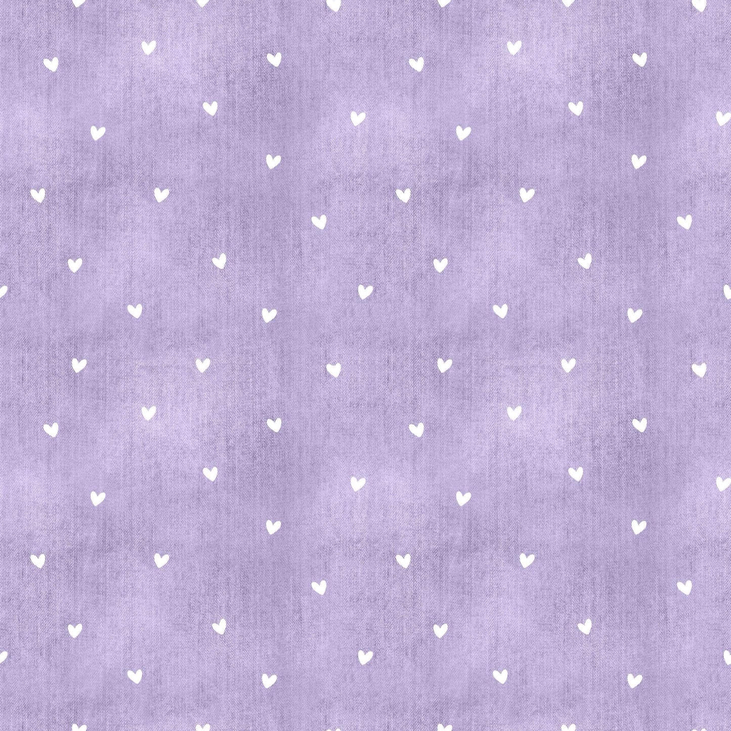 „Minky Glatt Stoff Lila Herzen – OEKO-TEX zertifiziert & ideal für Kuscheldecken“