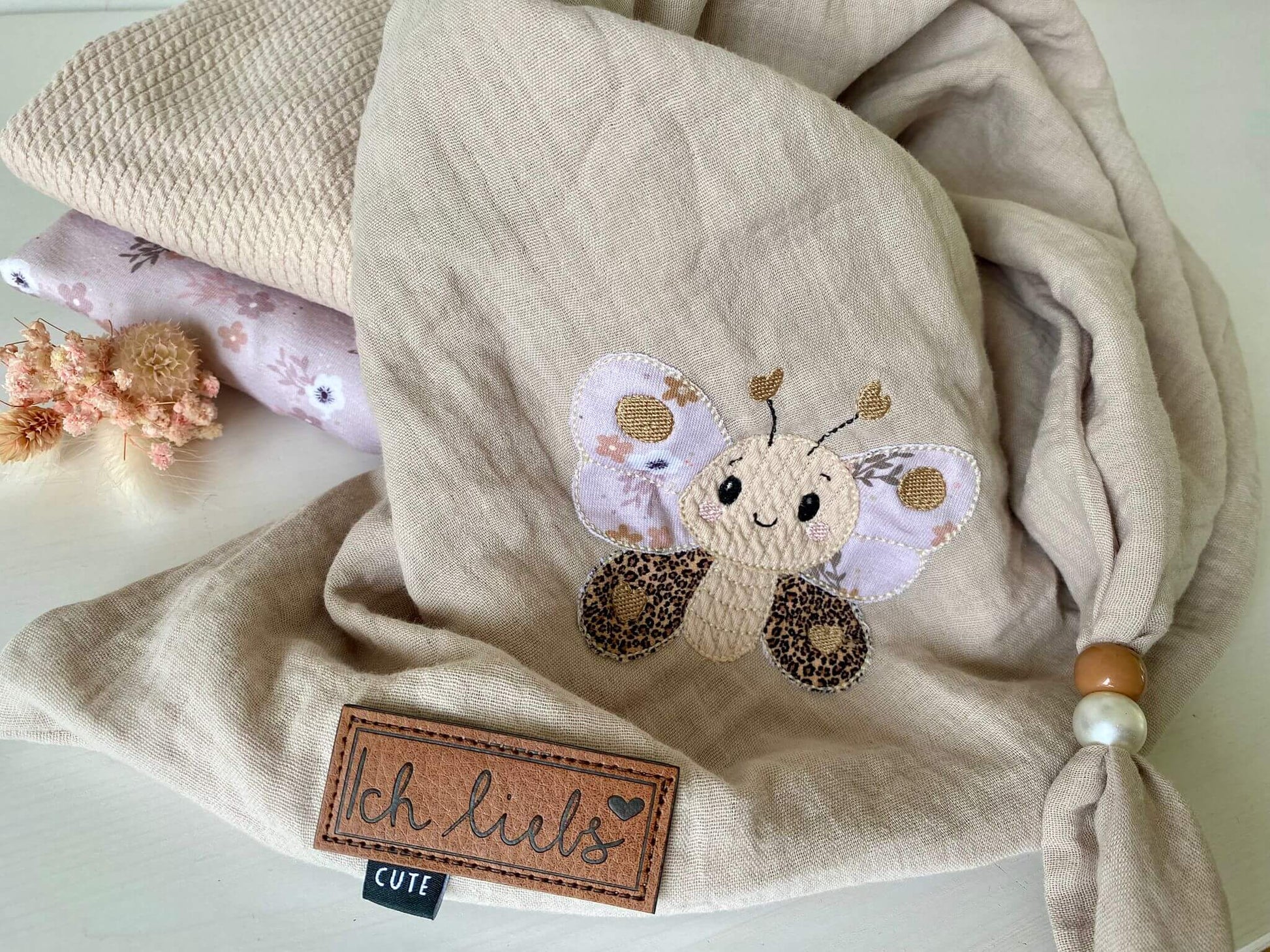 Stickmuster Schmetterling Baby Kinder Applikation Datei
