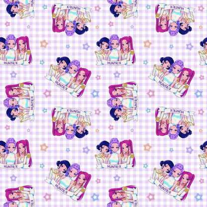 K Popband Stoff kariert Detailaufnahme Kinderstoff OEKO TEX Muster
