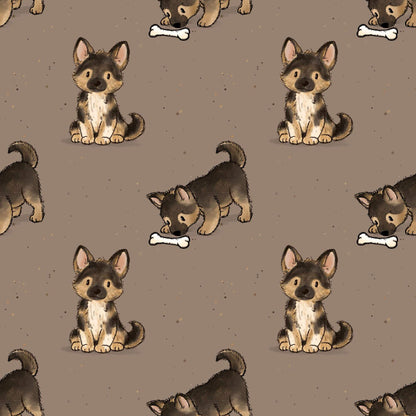 OEKO TEX Kinderstoffe Hund Stoff Meterware nähen
