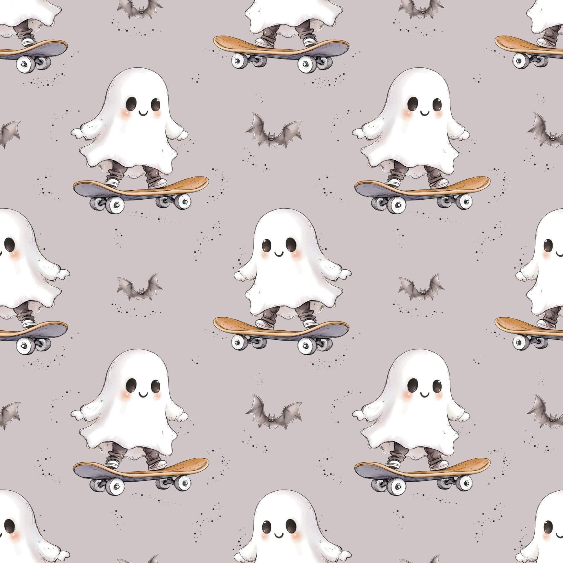 Halloween Stoff Ghost Rider Jersey French Terry Kinderstoff OEKO TEX
