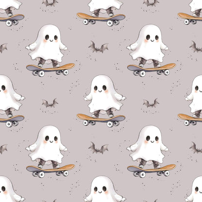 Halloween Stoff Ghost Rider Jersey French Terry Kinderstoff OEKO TEX
