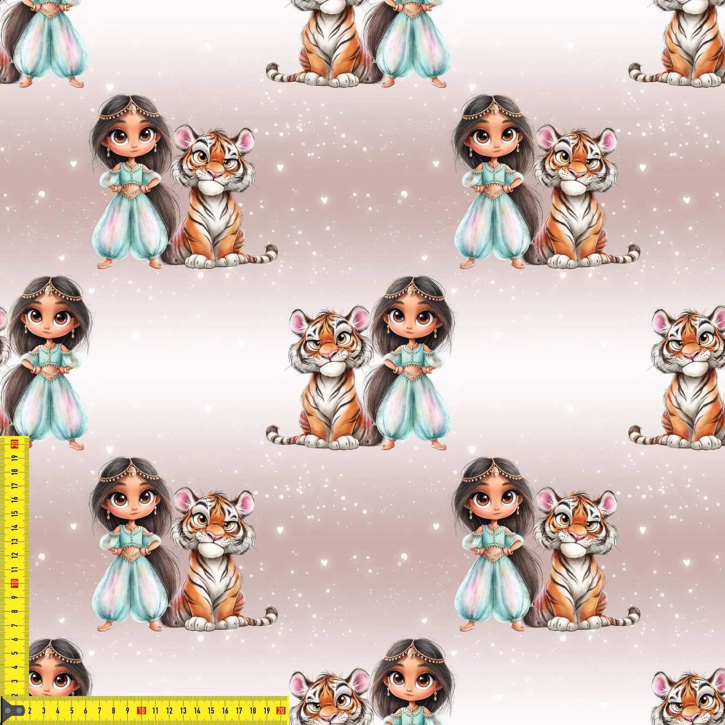 Princess of the Wild Musselin – leichter Stoff für Baby‑ und Kinderkleidung im Fantasielook
