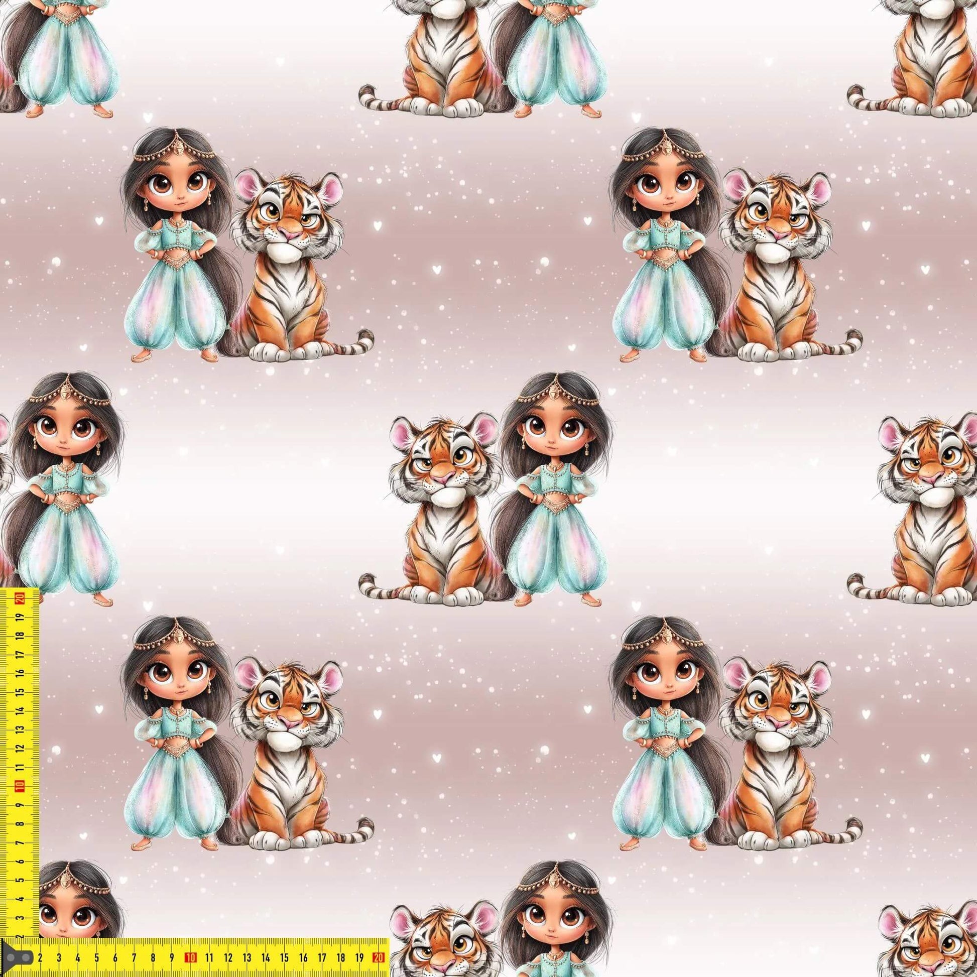 Princess of the Wild Musselin – leichter Stoff für Baby‑ und Kinderkleidung im Fantasielook
