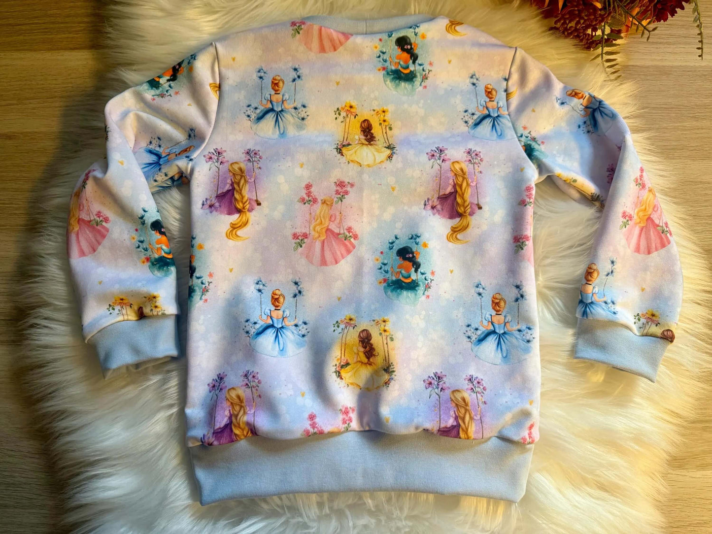 Handmade Sweatshirt Mädchen Rückansicht