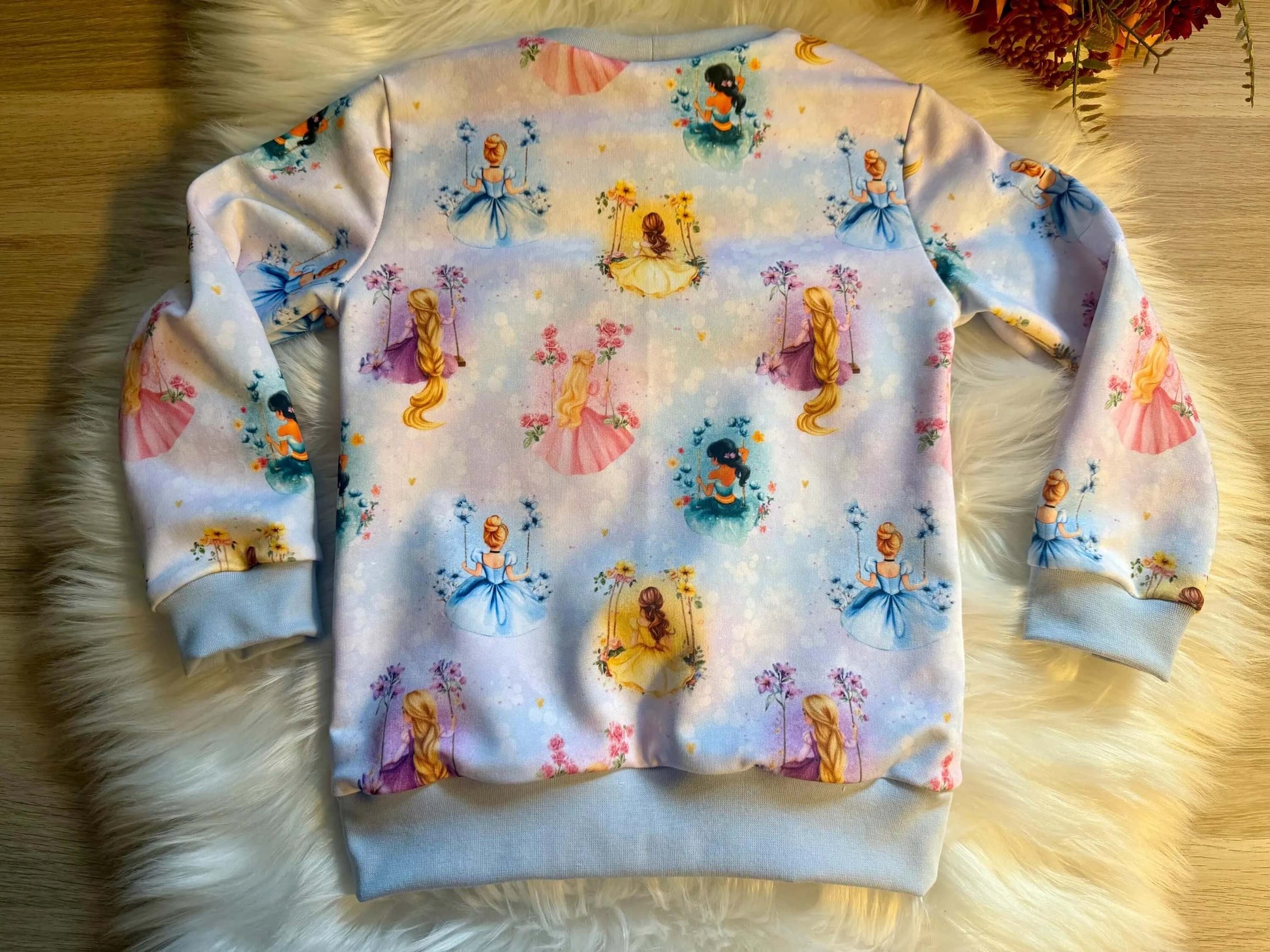 Handmade Sweatshirt Mädchen Rückansicht