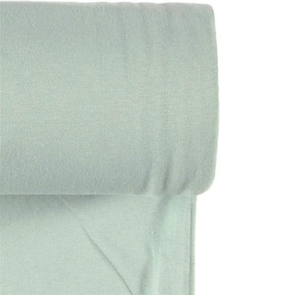 Strickbündchen Schattengrün 0,5m Meterware – elastisches Bündchen OEKO TEX 100 für Kleidung
