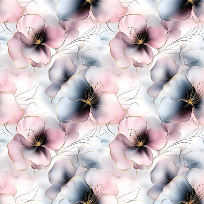 „Minky Glatt Stoff Rosé-Blüten – OEKO-TEX zertifiziert & ideal für Kuscheldecken“