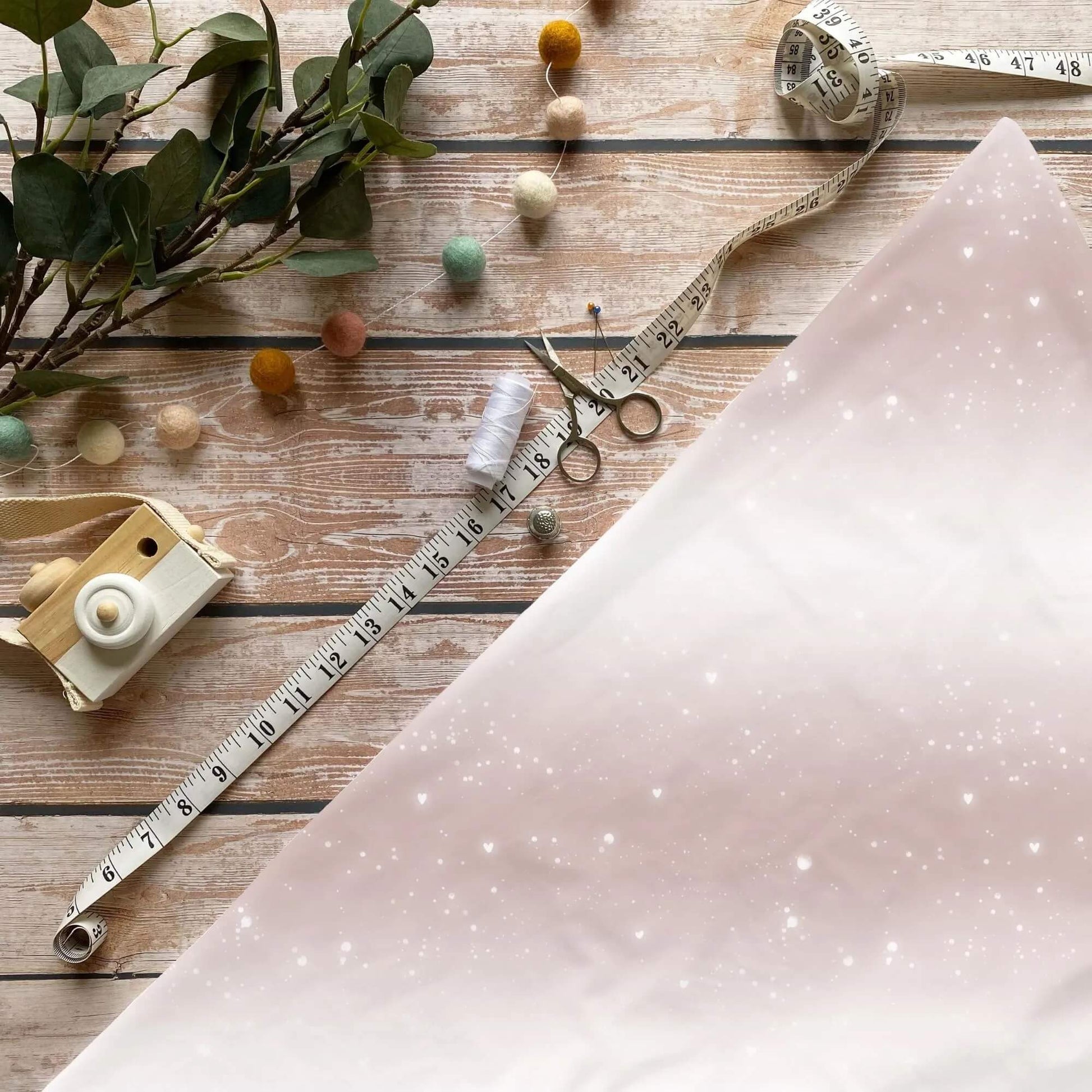 Rosa Verlauf Kinderstoff Meterware Jersey zarte Farben

