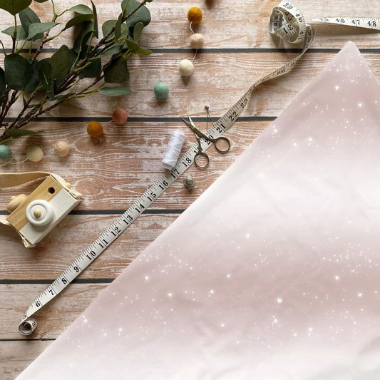 Rosa Verlauf Kinderstoff Meterware Jersey zarte Farben

