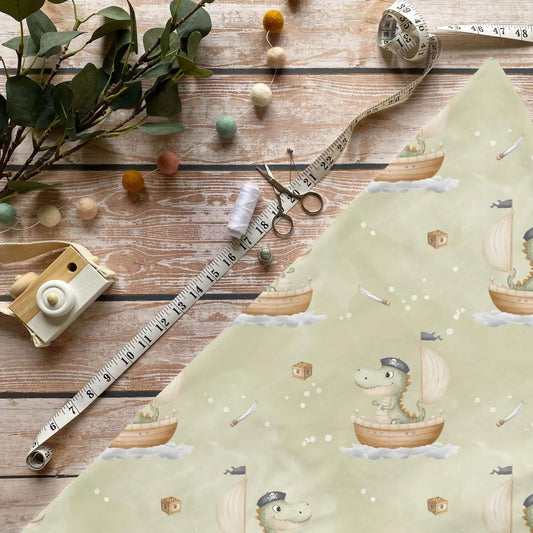 „Pirat Stoff Meterware – ideal fuer Kinderkleidung & Abenteueraccessoires“