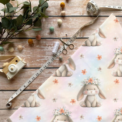 „Niedlicher Hase Stoff Meterware – ideal fuer Kinderkleidung & Fruehlingsaccessoires“