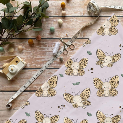 Leo Schmetterling Stoff Meterware für moderne Kinderkleidung