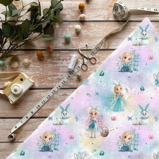 Oster Prinzessin Stoff Meterware für frühlingshafte Kinderkleidung