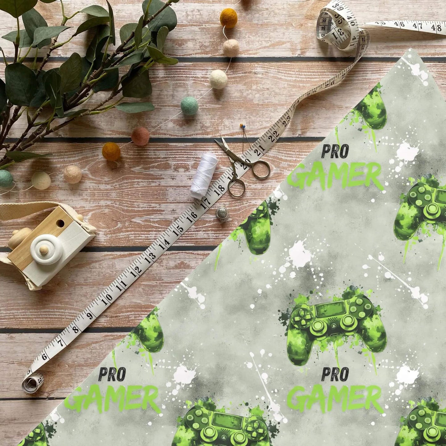 Pro Gamer Stoff Meterware für moderne Kinderkleidung