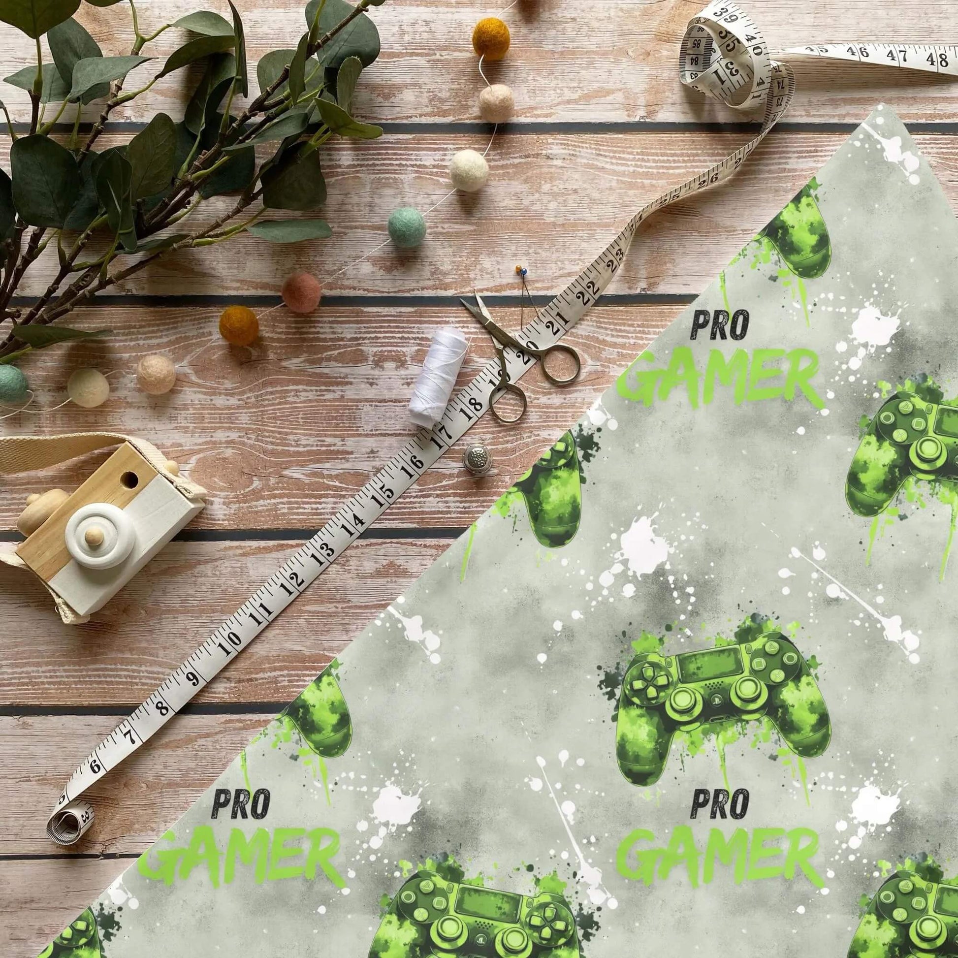 Pro Gamer Stoff Meterware für moderne Kinderkleidung