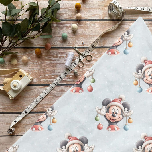 „Festtagsfreund Stoff Meterware – ideal für Kinderkleidung & Weihnachtsmotive“