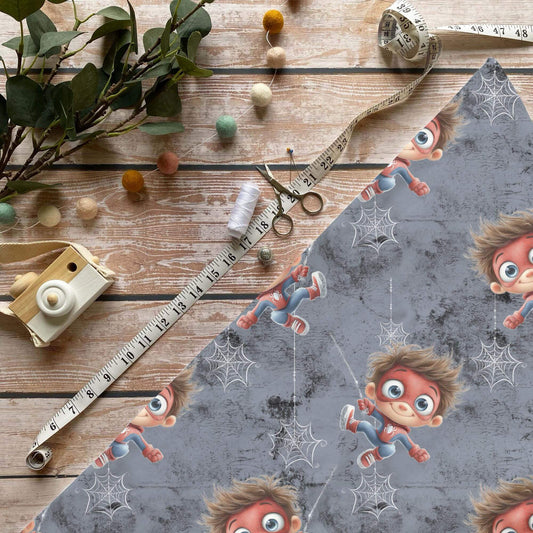 „Fadenflitzer Stoff Meterware – ideal für Kinderkleidung & Superhelden-Motive“