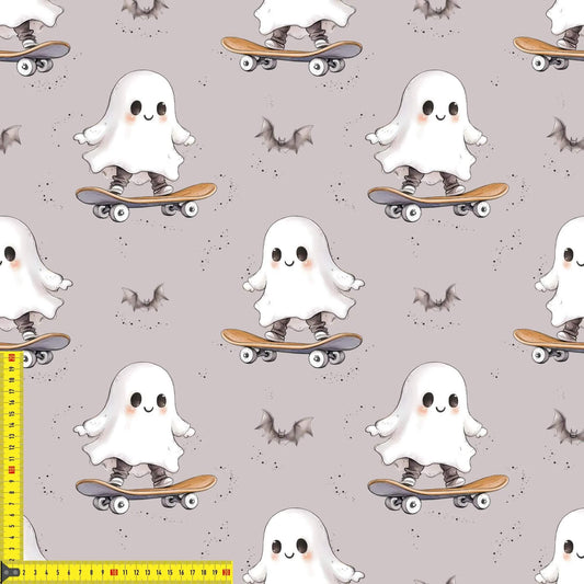 Jersey Stoff Meterware Ghost Rider Kinderstoffe Babystoffe