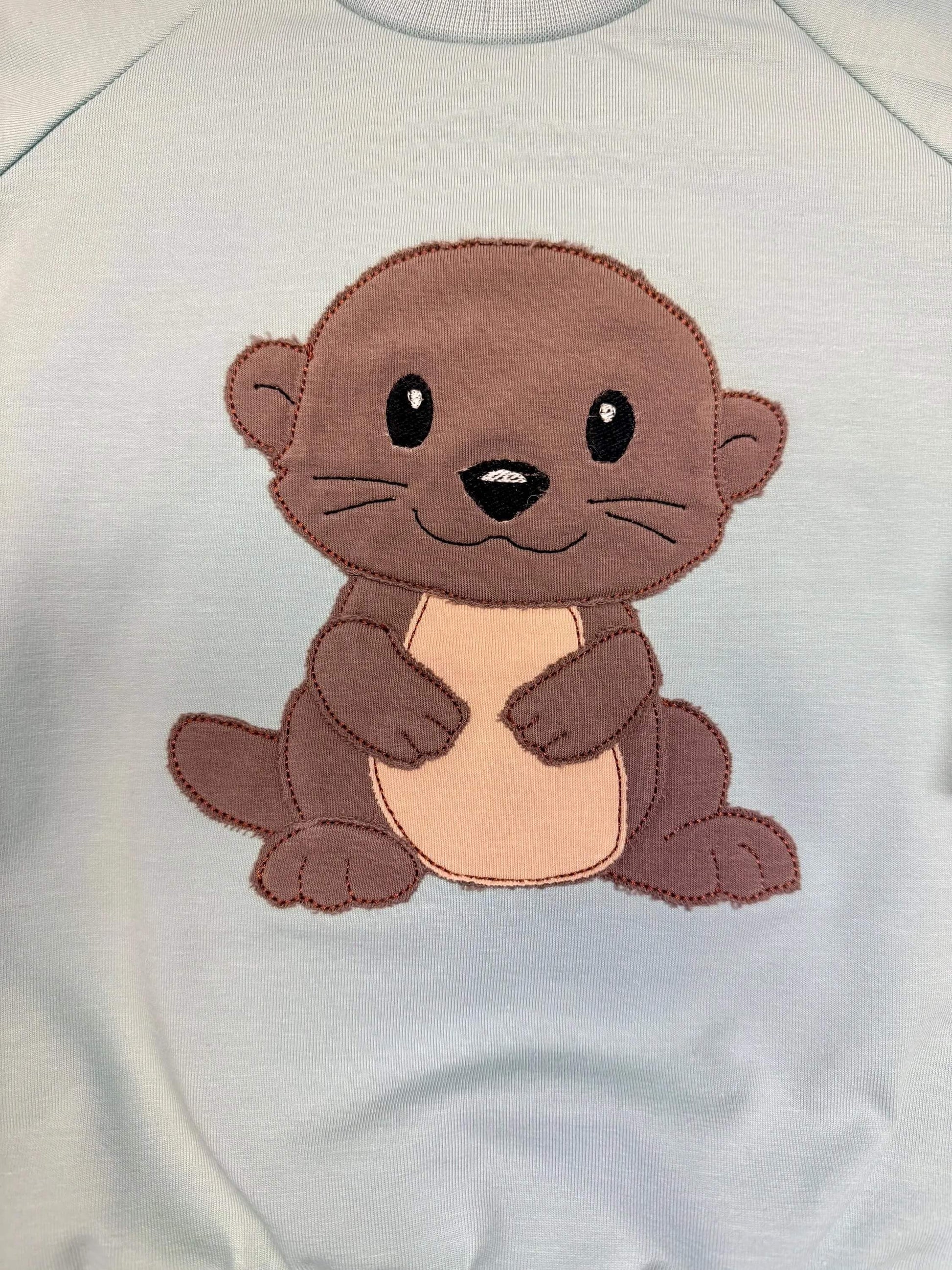 Digitale Stickdatei Otter verschiedene Größen Formate
