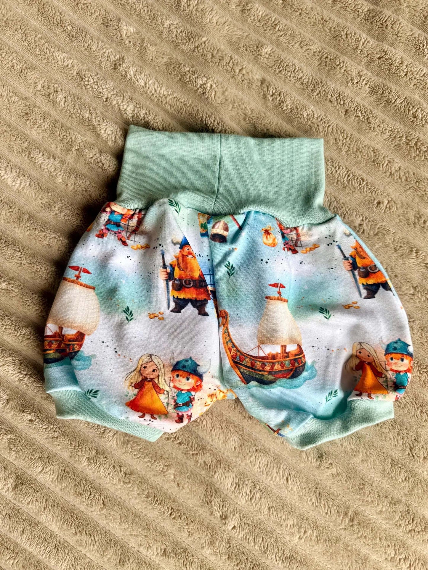 Sommer Pumphose für Babys aus French Terry
