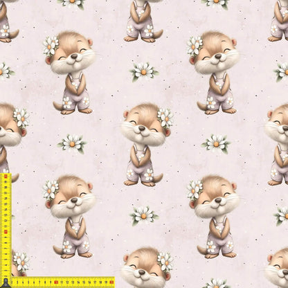 Weicher Kinderjersey mit Blütenotter – sofort versandbereit aus Lagerware