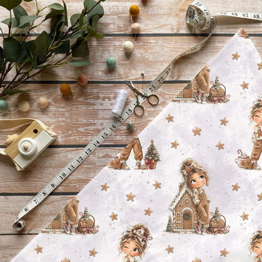Stoff Meterware Lebkuchenzauber Kinderstoffe Nähzubehör