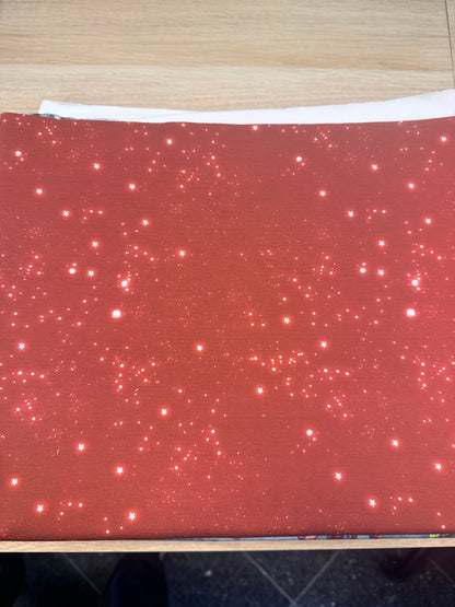 OEKO-TEX 100 zertifizierter French Terry mit festlichem Kombidesign