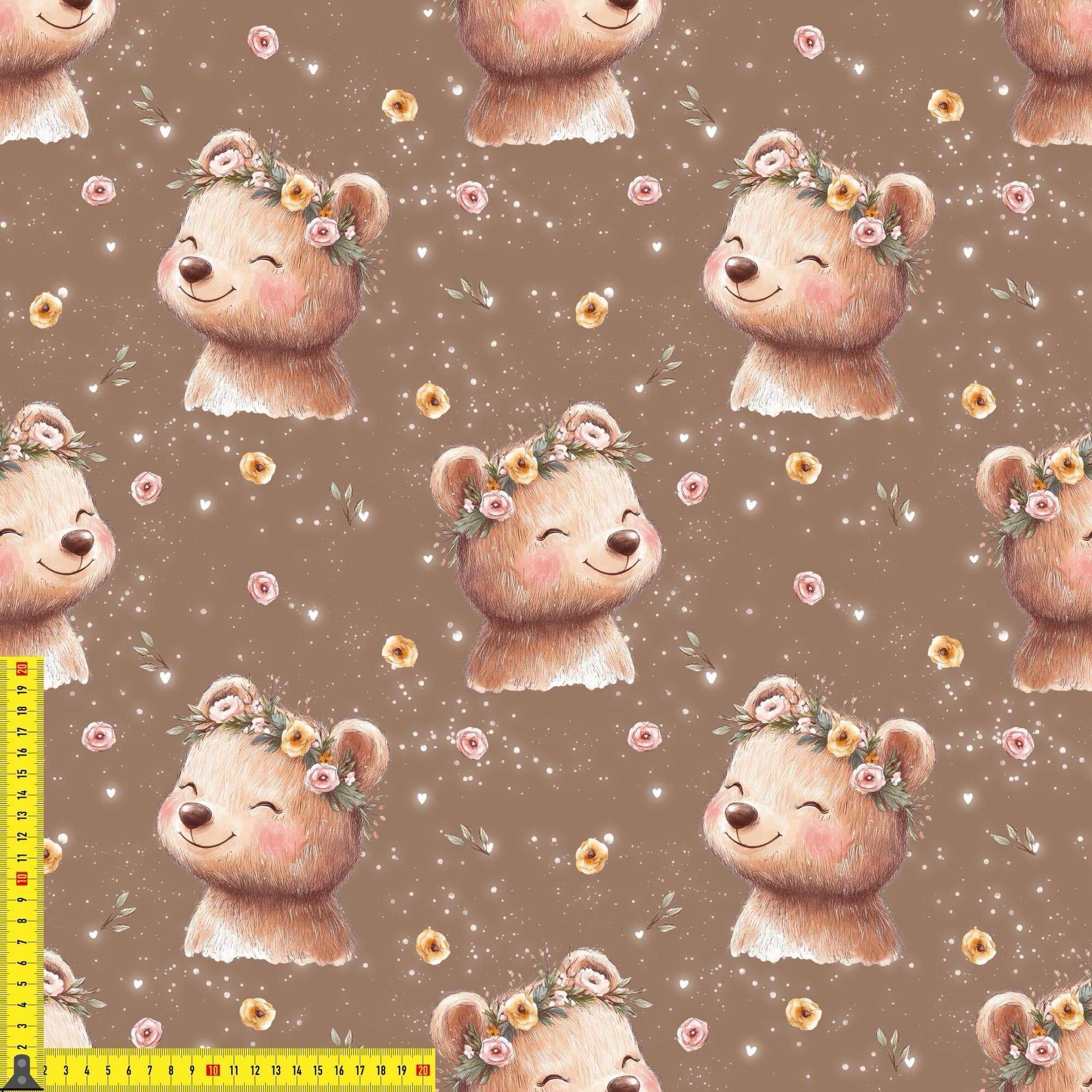 Kinderstoff mit Bärenmotiv als 0,5m Sofortkauf Lagerware