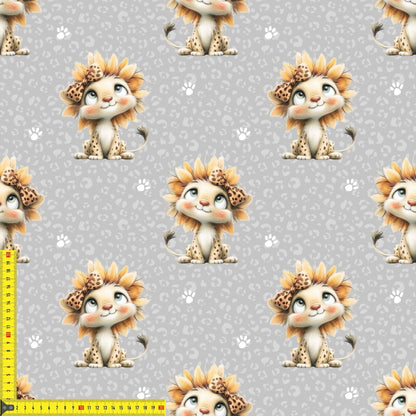 Kinderstoff Leopardmotiv als 0,5m Sofortkauf Lagerware