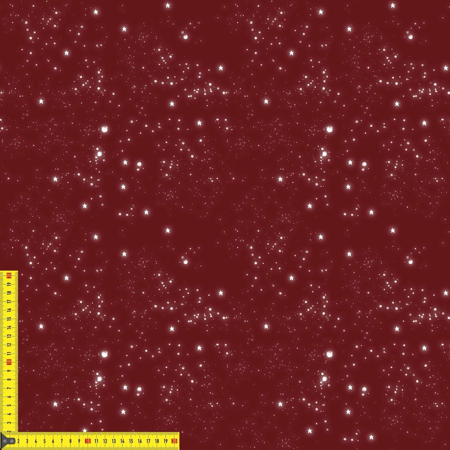 Kinderstoff in Rot als 0,5m Sofortkauf Lagerware für Winterprojekte