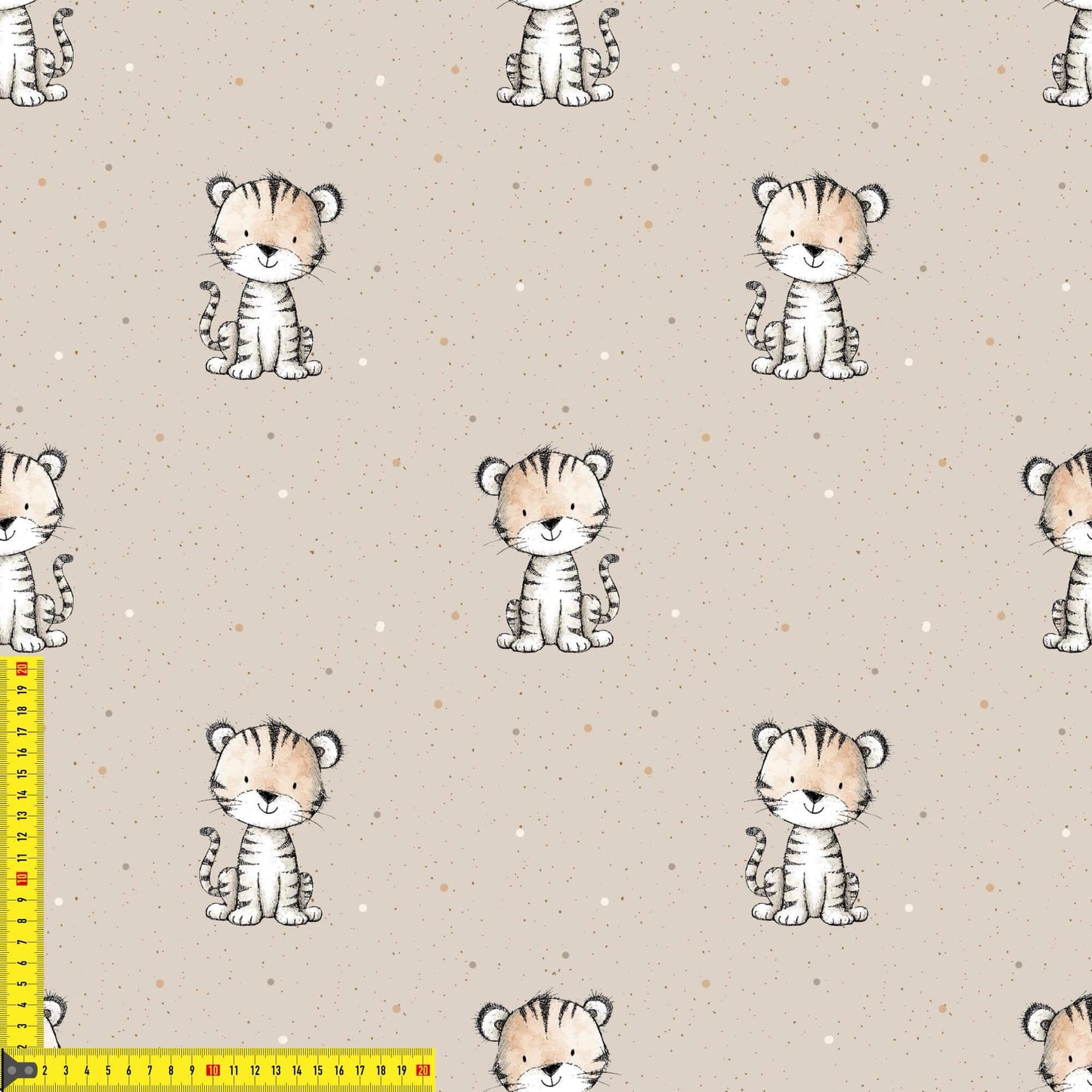 „Baumwollstoff mit Tiermotiv – Meterware für kreative Nähideen“