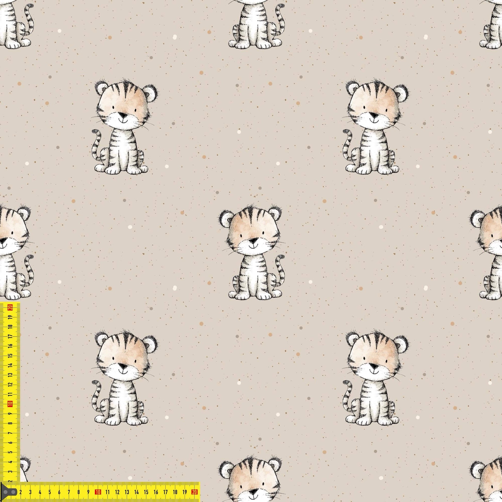 „Baumwollstoff mit Tiermotiv – Meterware für kreative Nähideen“